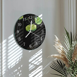 Avis Tulup Horloge murale quartz verre - Blanc