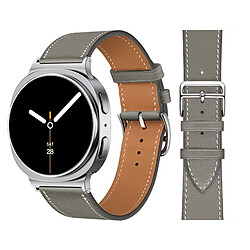 INF Bracelet de montre en cuir PU compatible avec Samsung Galaxy Watch Ultra 47mm - Boucle à a