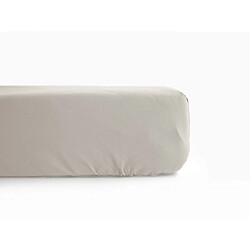 Vent du Sud Drap housse percale pur coton peigné longues fibres 80 fils/cm² avec bonnet de 35 cm Vent d