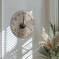 Avis Tulup Horloge murale en verre - Noir
