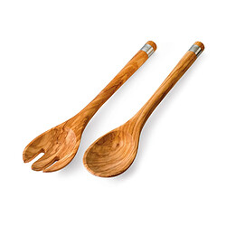 Berard Couverts à salade ACERO Olivier 30cm Couverts à salade Bérard ACERO en bois d'olivier - Taille 30cm