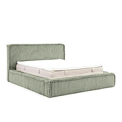Casanova Lit coffre velours côtelé Vert 200x200