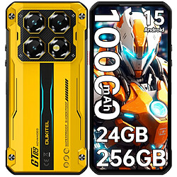 Smartphone Incassable OUKITEL WP60 5G 7,2" Android 15 24Go+256Go 10000mAh Jaune
