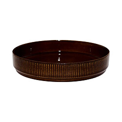 Paris Prix Lot de 6 Assiettes Creuses Ysia 20cm Marron