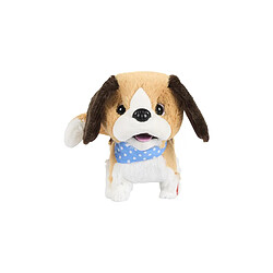 Paris Prix Peluche Animée Chien Galipette 20cm Marron