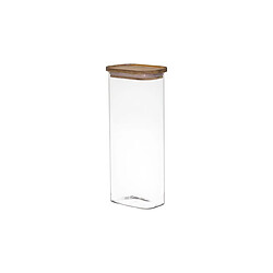 Avis The Home Deco Factory Bocal de Conservation Heritage 2L Transparent & Marron