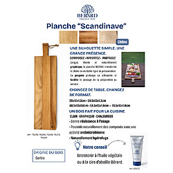 Avis BÉRARD Planche Scandinave Chêne GL 13x58,5 cm
