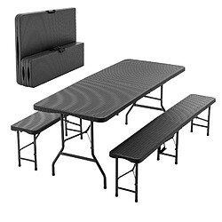 ByteLike Table et chaises pliantes de jardin