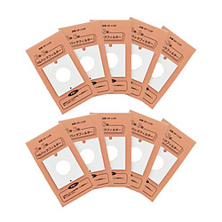INF Sacs à poussière en fibre marron clair compatibles avec Hitachi GP-110F – Lot de 10 pas cher