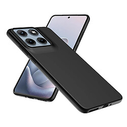 Htdmobiles Coque pour Motorola Edge 70 Fusion 5G - housse etui silicone gel fine + film ecran - NOIR