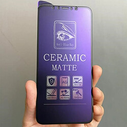Avis INF Film trempé anti-lumière bleue violet pour iPhone 16 Pro Max