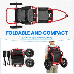 Acheter LIZIFLY Remorque pour vélo - Chariot de courses - Pliable - Charge max 20 kg - 140x62 x30cm
