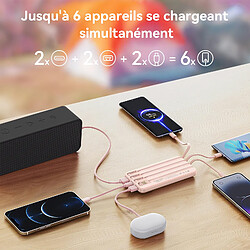 Avis VANWIN Batterie Externe 20000mAh - 4 Câbles Intégrés - 6 Sorties et 3 Entrées