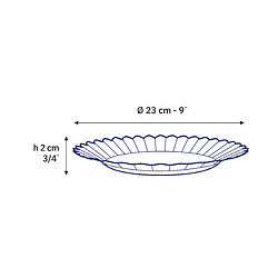 Avis Duralex Picardie - Assiettes x6 - 23cm - Vermeil