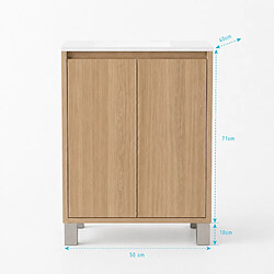 Aurlane Meuble salle de bain 50 cm pas cher