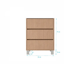 Aurlane Meuble salle de bain 50 cm pas cher