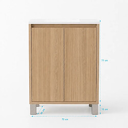Aurlane Meuble salle de bain 70 cm pas cher