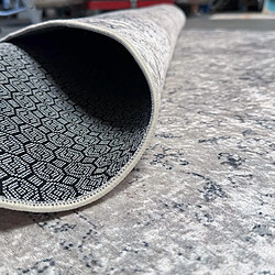 Acheter UnAmourDeTapis Tapis salon 160 x 230 cm gris, kilim graphique, original et structuré