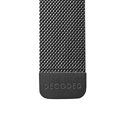 Acheter Decoded Bracelet Milanais pour Apple Watch 38 / 40 / 41 / 42mm en Acier Inoxydable Noir