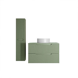 Avis Aurlane Ensemble meuble salle de bain 80 cm avec colonne