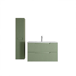 Avis Aurlane Ensemble meuble salle de bain 80 cm avec colonne