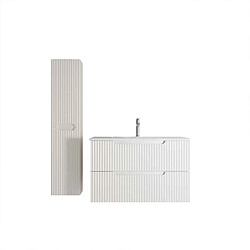 Avis Aurlane Ensemble meuble salle de bain 80 cm avec colonne