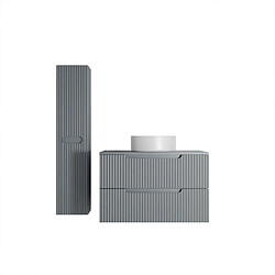 Avis Aurlane Ensemble meuble salle de bain 80 cm avec colonne