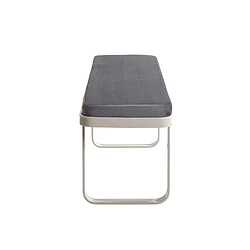 Avis Paris Prix Banc Design 2 Places Dario 115cm Anthracite