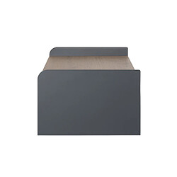 Acheter Paris Prix Étagère Murale 2 Niveaux Korfu 40cm Anthracite & Chêne