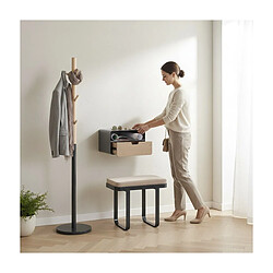 Paris Prix Banc Design 1 Place Dario 56cm Beige Gris pas cher