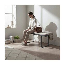 Acheter Paris Prix Banc Design 2 Places Dario 115cm Beige Gris
