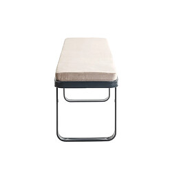 Avis Paris Prix Banc Design 2 Places Dario 115cm Beige Gris