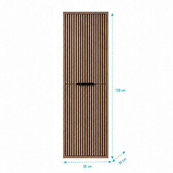 Aurlane Meuble colonne salle de bain pas cher