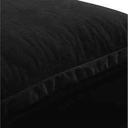 Acheter STILVORA Canapé modulaire 362/151/90 cm noir en chenille avec USB et rangement