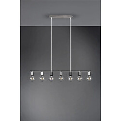 Acheter Lustre VANNES chromé argent 7xE27 métal dimmable RL