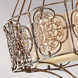 Acheter Lustre Marcella 82 cm bronze britannique 4xE27 Feiss