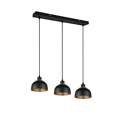 RL Trio lighting Suspension Punch métal - Noir pas cher