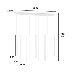 Acheter Emibig Lustre Selter 9 - Blanc