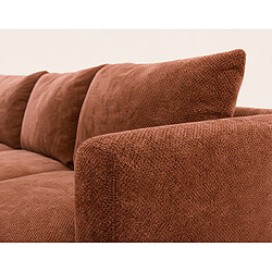 Acheter Bestmobilier Gabin - Canapé d'angle gauche 5 places en velours texturé