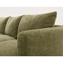 Acheter Bestmobilier Gabin - Canapé d'angle gauche 5 places en velours texturé