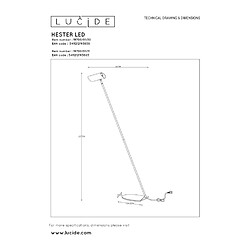 Acheter Lucide Lampadaire Hester - Blanc