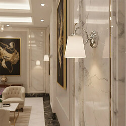 Avis Milagro Applique murale chrome verre conique 1xE27 15W Pafos