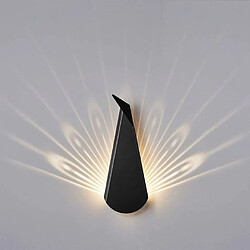C000040628_abigali Applique murale LED - Noir pas cher