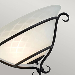 Avis Elstead lighting applique murale en verre - Noir