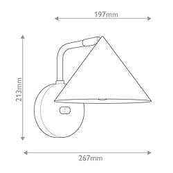 Avis Elstead lighting applique Alora Remyck - Or