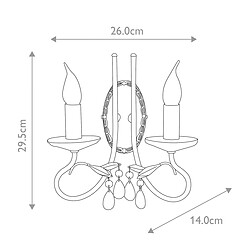 Elstead lighting applique Christina - Or pas cher