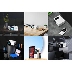 TROISC Videoprojecteur WIFI 5G 1080p FULL HD 8000 Lumens, Recopie L'écran, Bluetooth 300" Max pas cher
