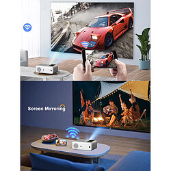 Avis TROISC Videoprojecteur WIFI 5G 1080p FULL HD 8000 Lumens, Recopie L'écran, Bluetooth 300" Max