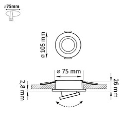 Acheter Polux Spot FOBOS - Argent