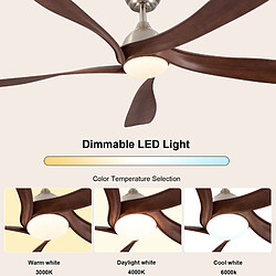 Avis ByteLike Ventilateur de plafond LED 132cm